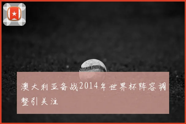 澳大利亚备战2014年世界杯阵容调整引关注