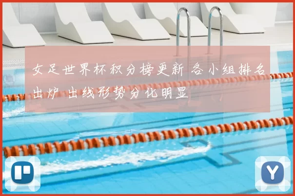 女足世界杯积分榜更新 各小组排名出炉 出线形势分化明显